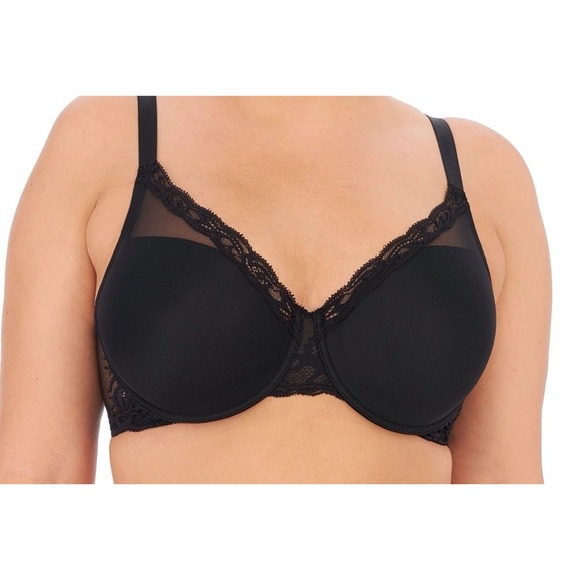 Natori Women's Feather Full Figure Black Bra 741299 – 40DDD PRE-LOVED Worn Twice - Picture 1 of 7